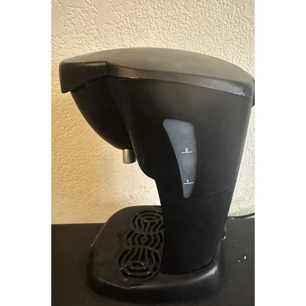 Melitta Pod Coffee Machine Black 2-Cup Plastic w/ Removable Drip Tray